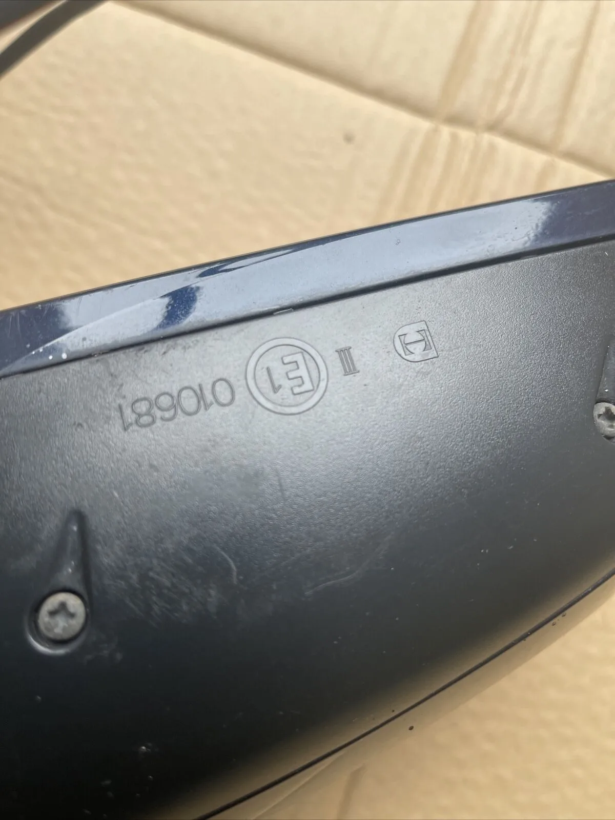 AUDI A4 RIGHT DRIVE SIDE DOOR ELECTRIC WING MIRROR E1010681 MISSING CONNECTOR - Image 4