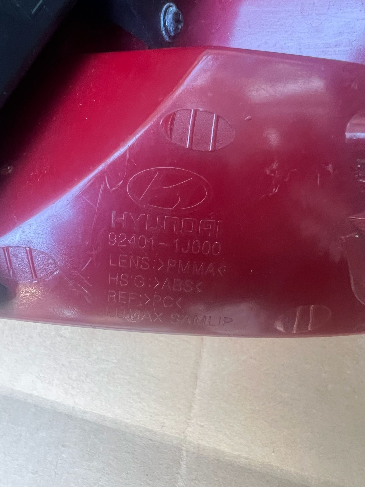 HYUNDAI I20 2009 LEFT PASSENGER SIDE TAIL LIGHT 924011J000 - Image 7