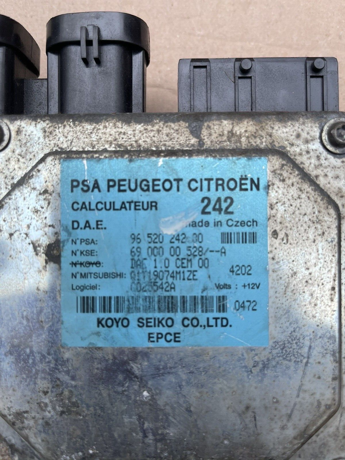 CITROEN C2 C3 STEERING CONTROL UNIT 9652024280 6900000528 - Image 2