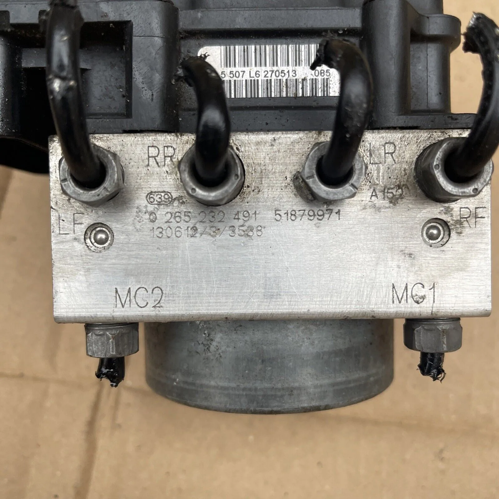 PEUGEOT CITROEN FIAT ABS PUMP CONTROL UNIT 0265232491 51879971 0265801079 - Image 6