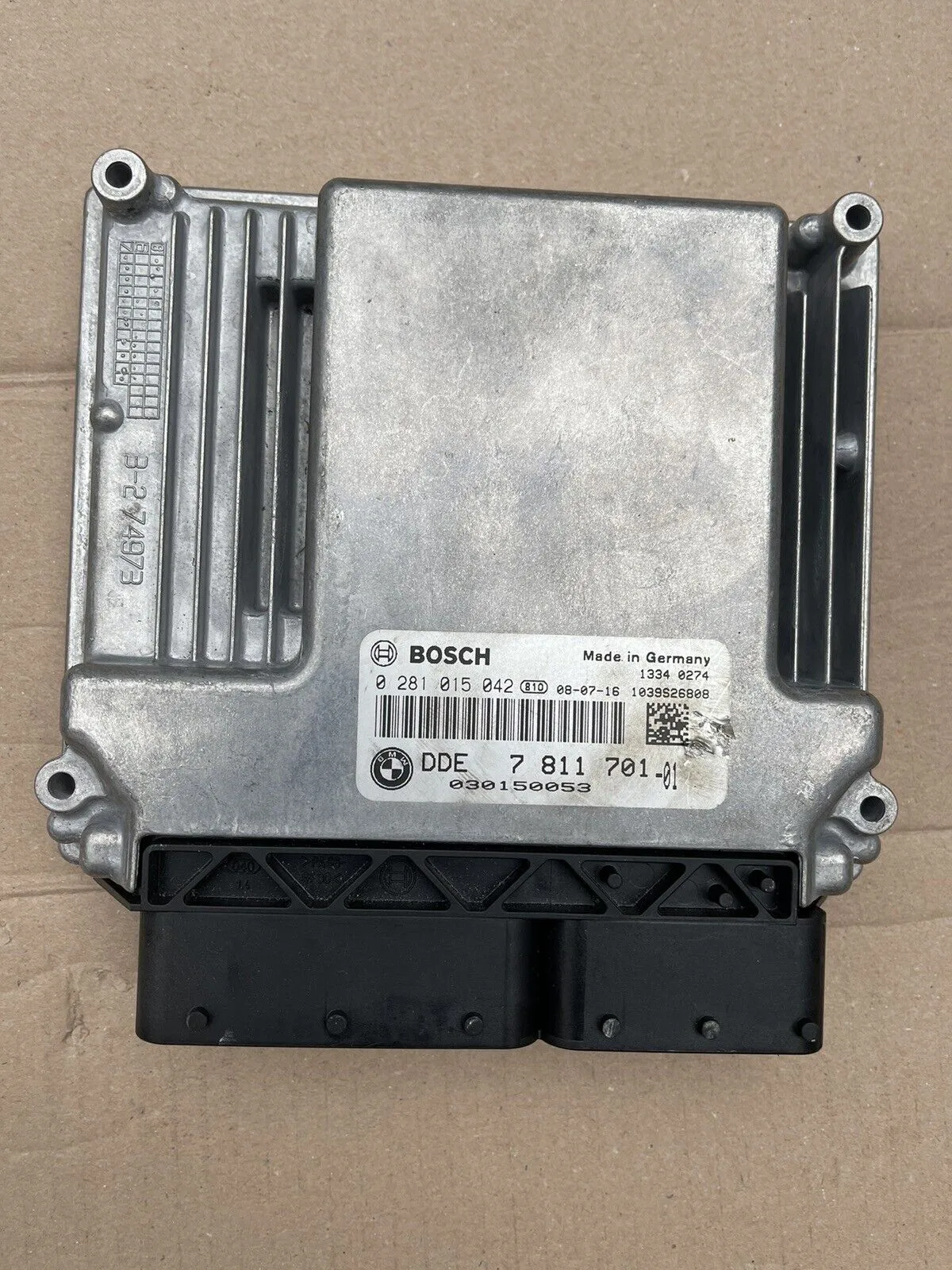 BMW 3 E90 E91 2005-2012 ENGINE CONTROL UNIT MODULE 0281015042 DDE781170101 - Image 2