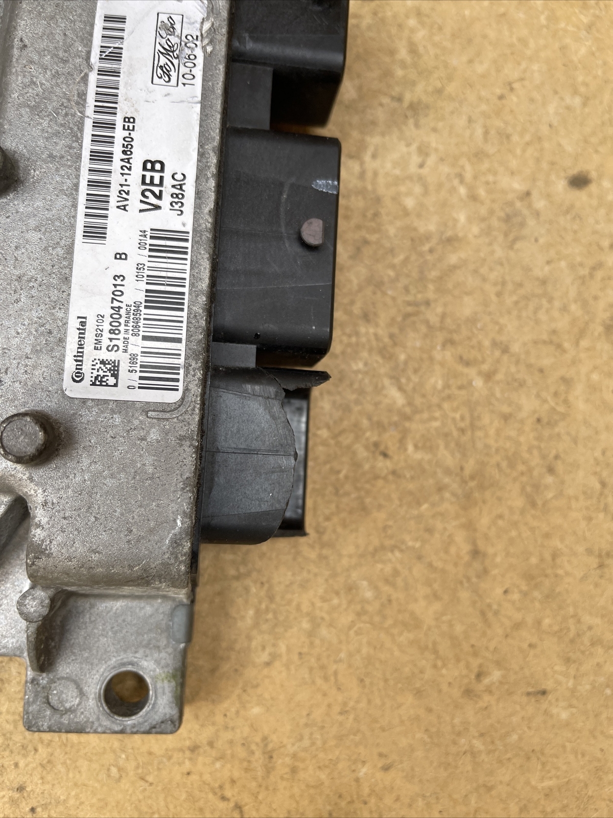 FORD FIESTA VI ENGINE CONTROL UNIT MODULE ECU 8V2112A650BF S180047013 806485940 - Image 5