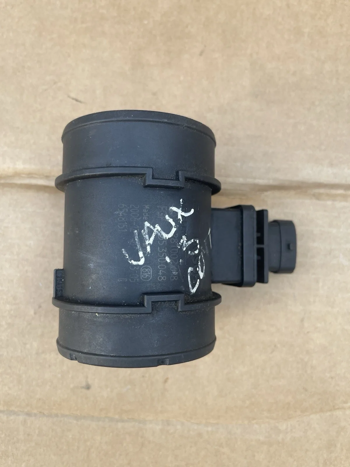 VAUXHALL ASTRA CORSA COMBO AIR MASS FLOW METER SENSOR 0281002618 55350048 - Image 2