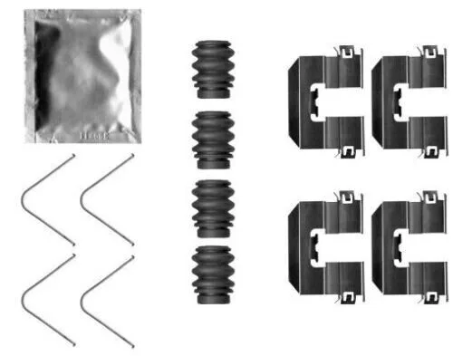 Pagid K0653 Rear Axle Disc Brake Pad Kit / brack sustem Fits Vauxhall, saab