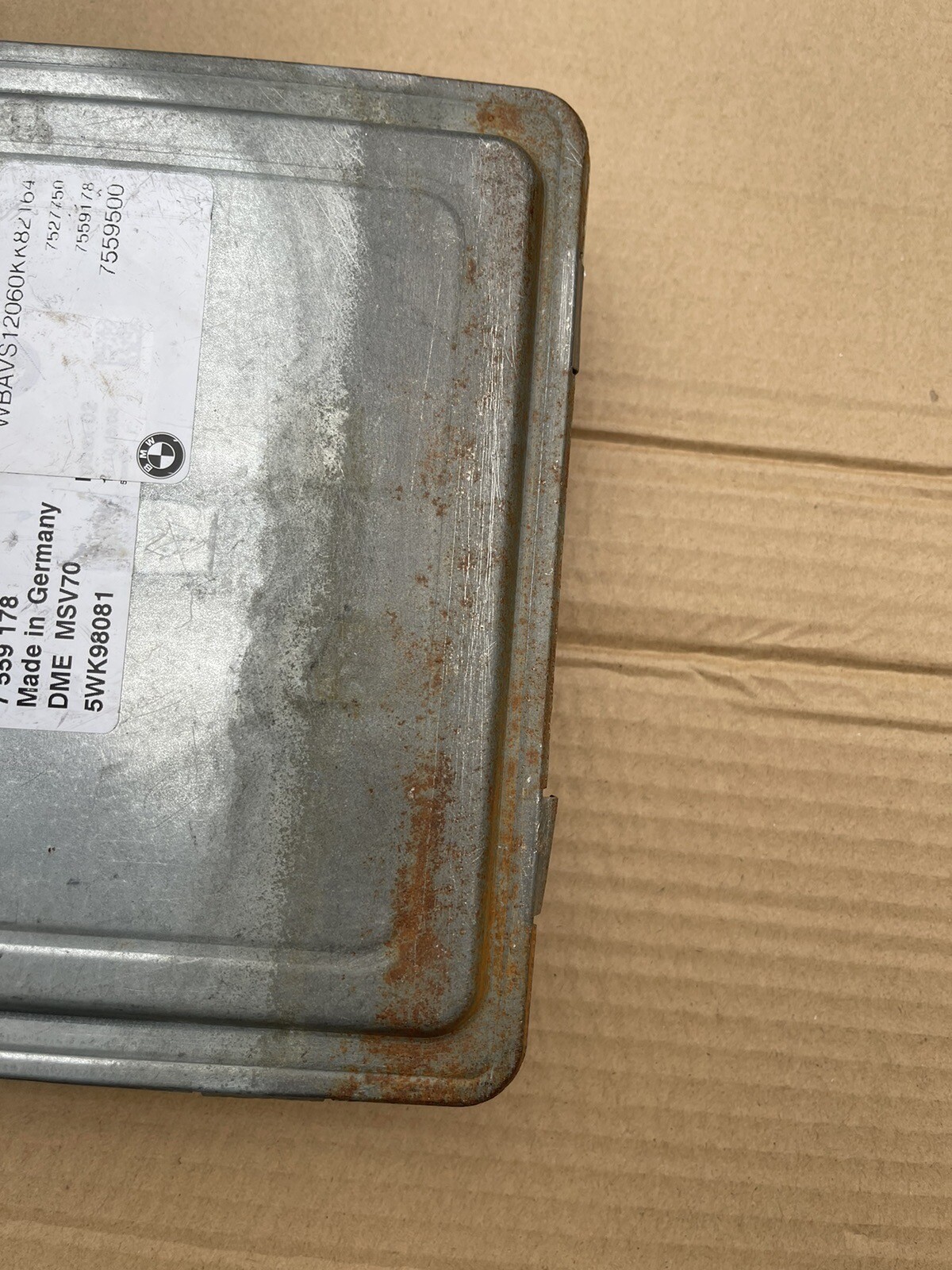 BMW 3 E90 E91, 5 E60 E61 ENGINE CONTROL MODULE UNIT ECU 7559178 5WK98081 MSV70 - Image 10