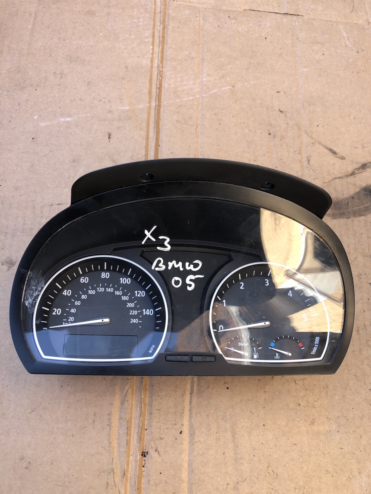 BMW X3 E83 SPEEDOMETER INSTRUMENT CLUSTER 344832702 3448327-02