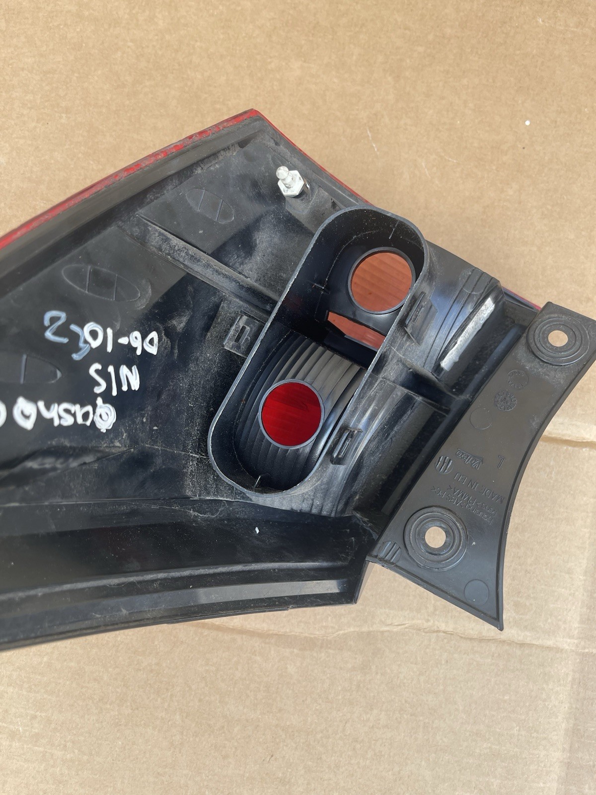 NISSAN QASHQAI / QASHQAI +2 06-10 LEFT PASSENGER SIDE REAR TAIL LIGHTS 89070311 - Image 3