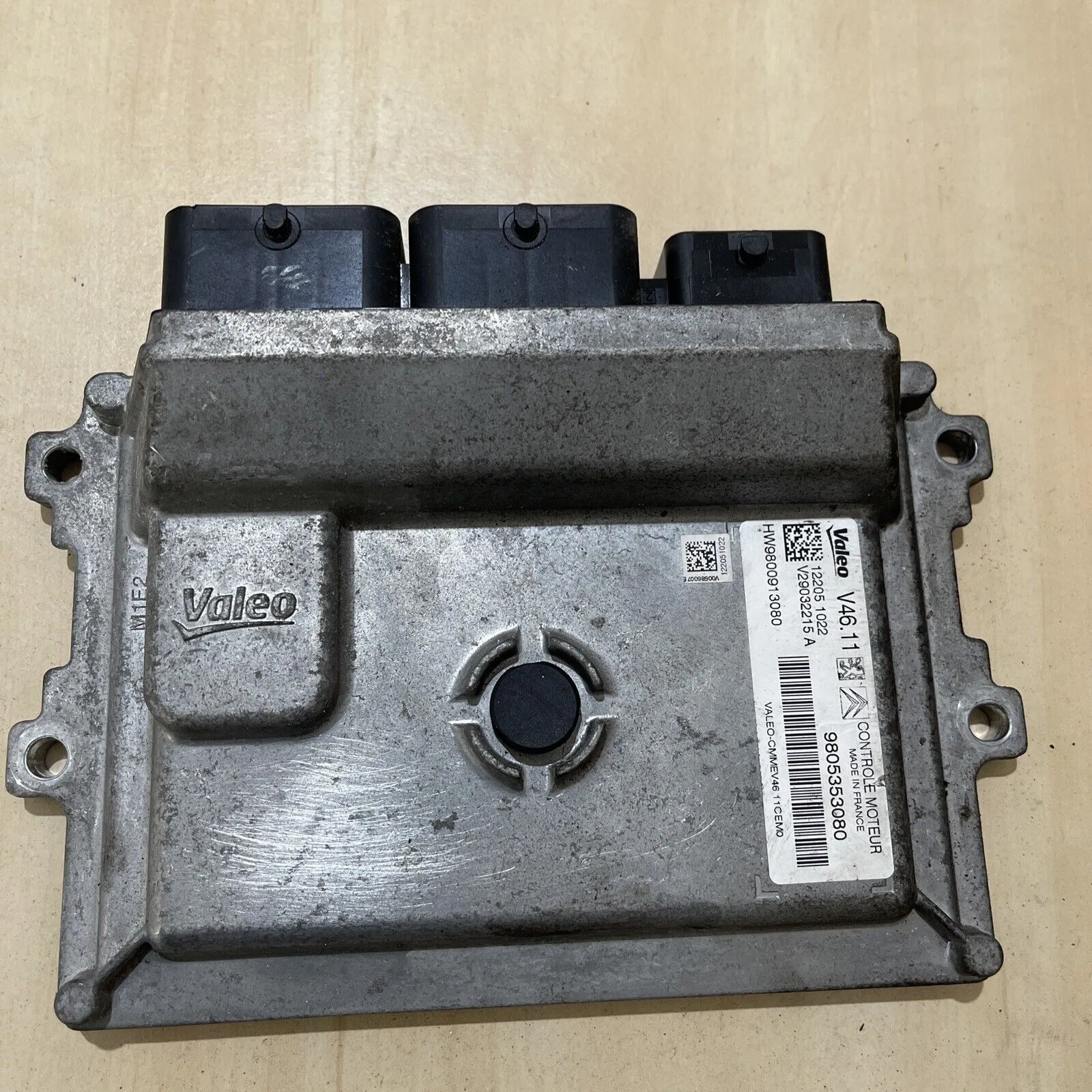 PEUGEOT 208 2012-2019 ENGINE CONTROL UNIT MODULE 9805353080 V29032215A