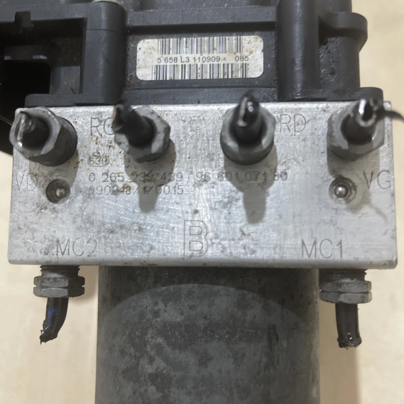 PEUGEOT 308 PEUGEOT PARTNER ABS PUMP CONTROL MODULE UNIT 0265232439 0265800884 - Image 6