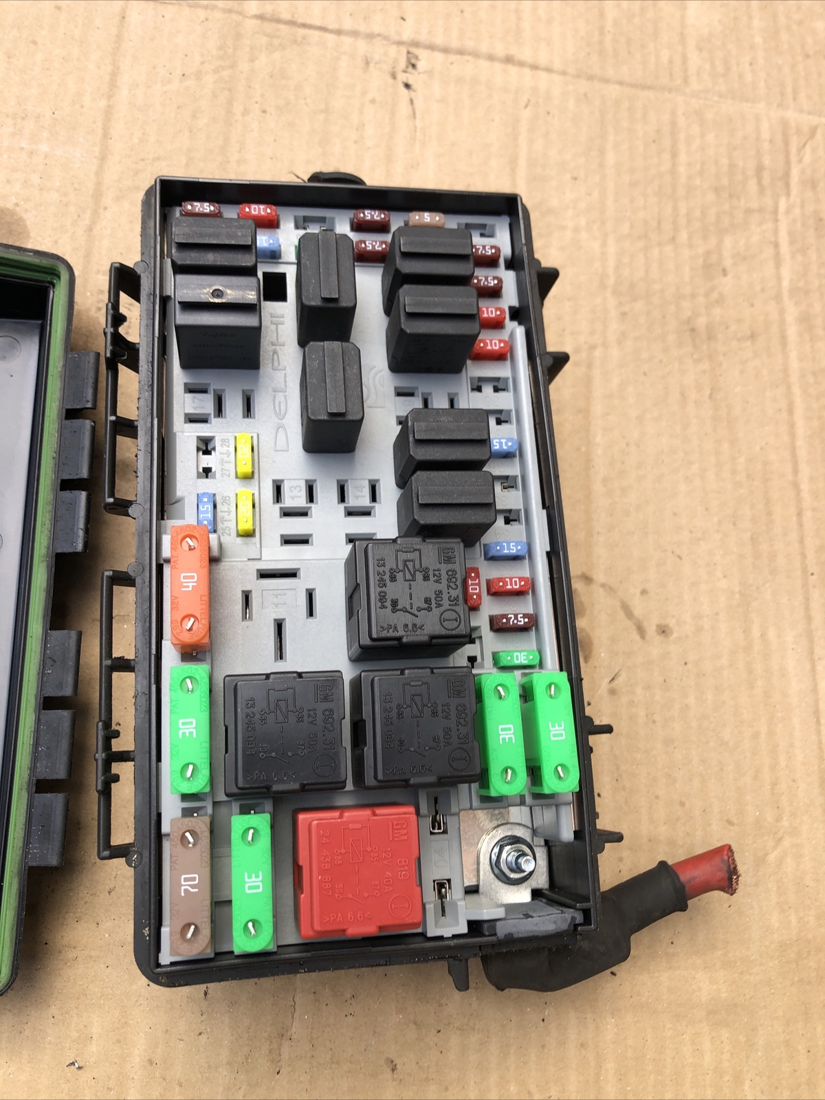 VAUXHALL OPEL CORSA D 2006 2014 FUSE RELAY BOX BODY MODULE 13217392 - Image 6