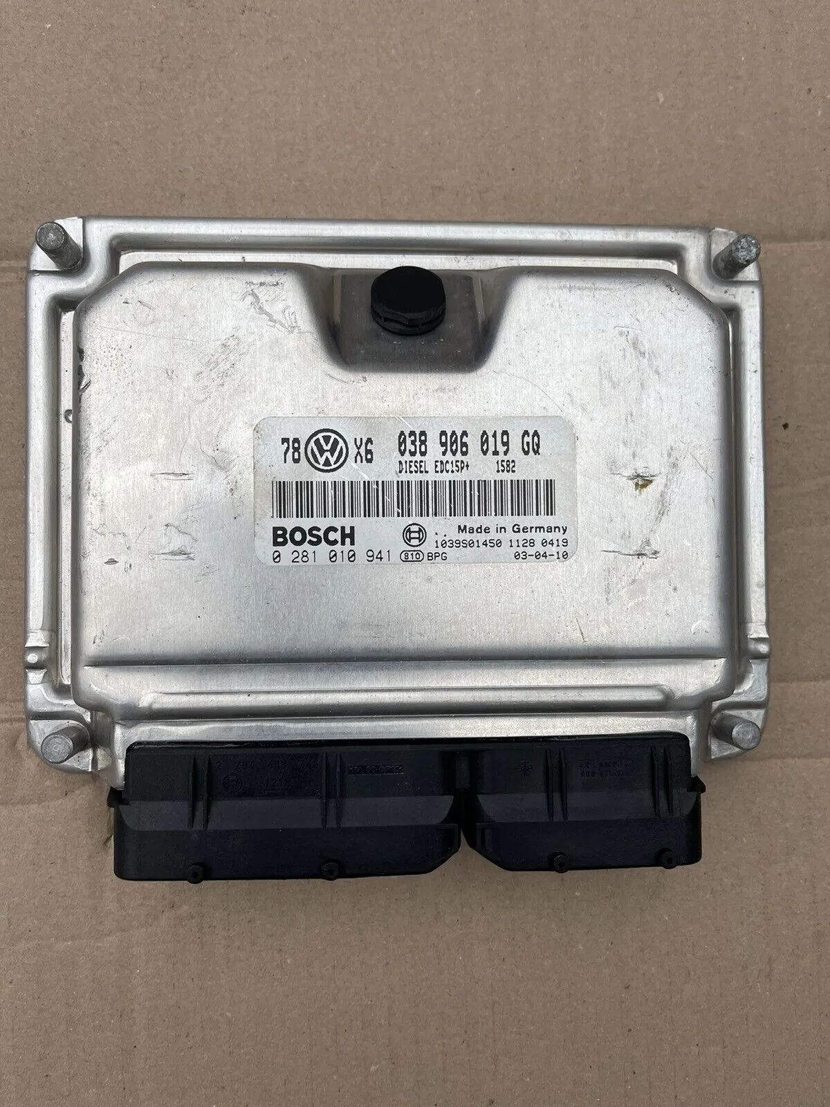 VW AUDI SKODA ENGINE CONTROL MODULE UNIT 038906019GQ 0281010941 1039S01450 - Image 2