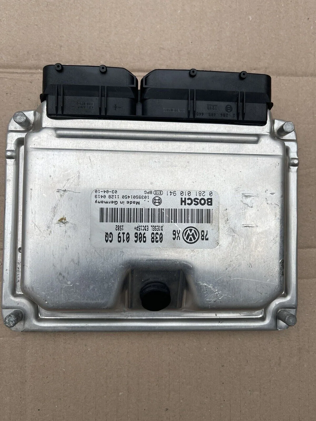 VW AUDI SKODA ENGINE CONTROL MODULE UNIT 038906019GQ 0281010941 1039S01450