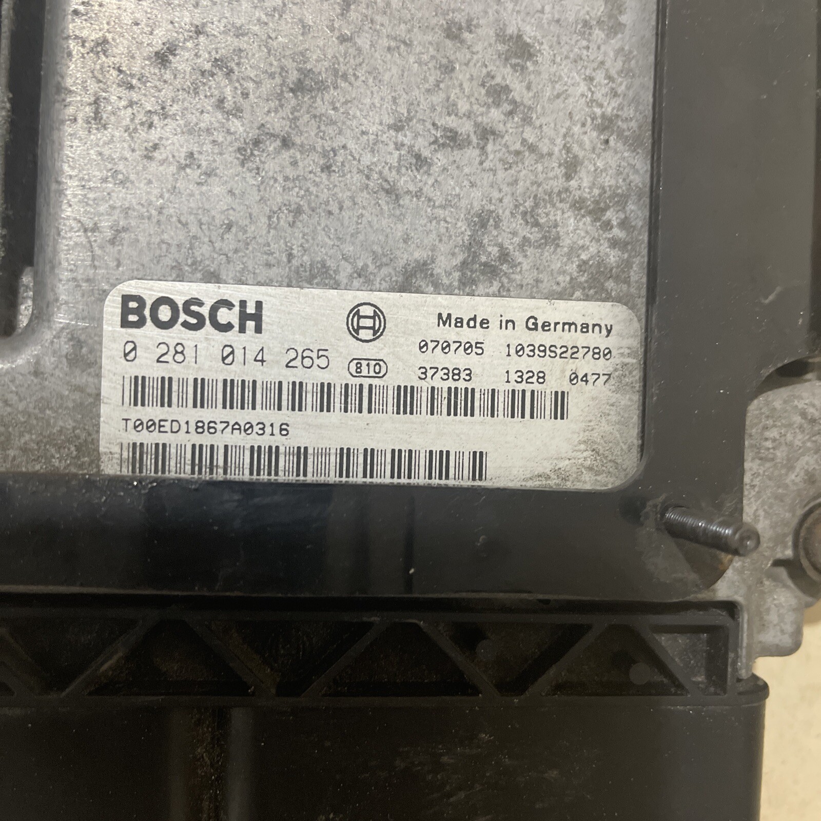 DODGE AVENGER ENGINE CONTROL UNIT MODULE 0281014265 P05033700AF T00ED1187A1157 - Image 6