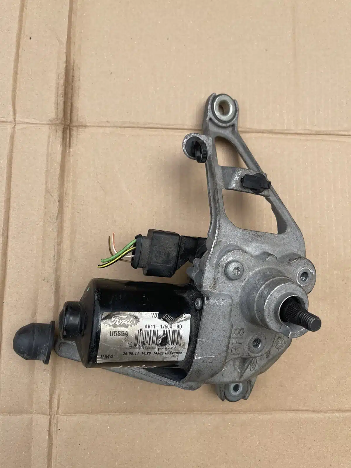 FORD B-MAX 2012-2024 DRIVER SIDE FRONT WIPER MOTOR WITH LINKAGE AV1117504BE - Image 3