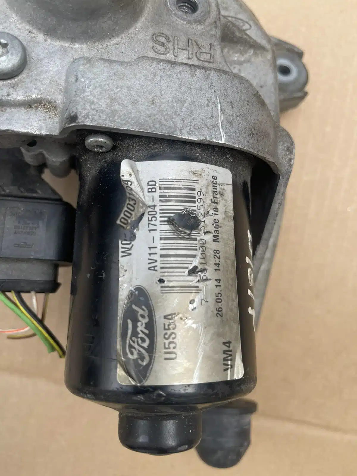 FORD B-MAX 2012-2024 DRIVER SIDE FRONT WIPER MOTOR WITH LINKAGE AV1117504BE - Image 5