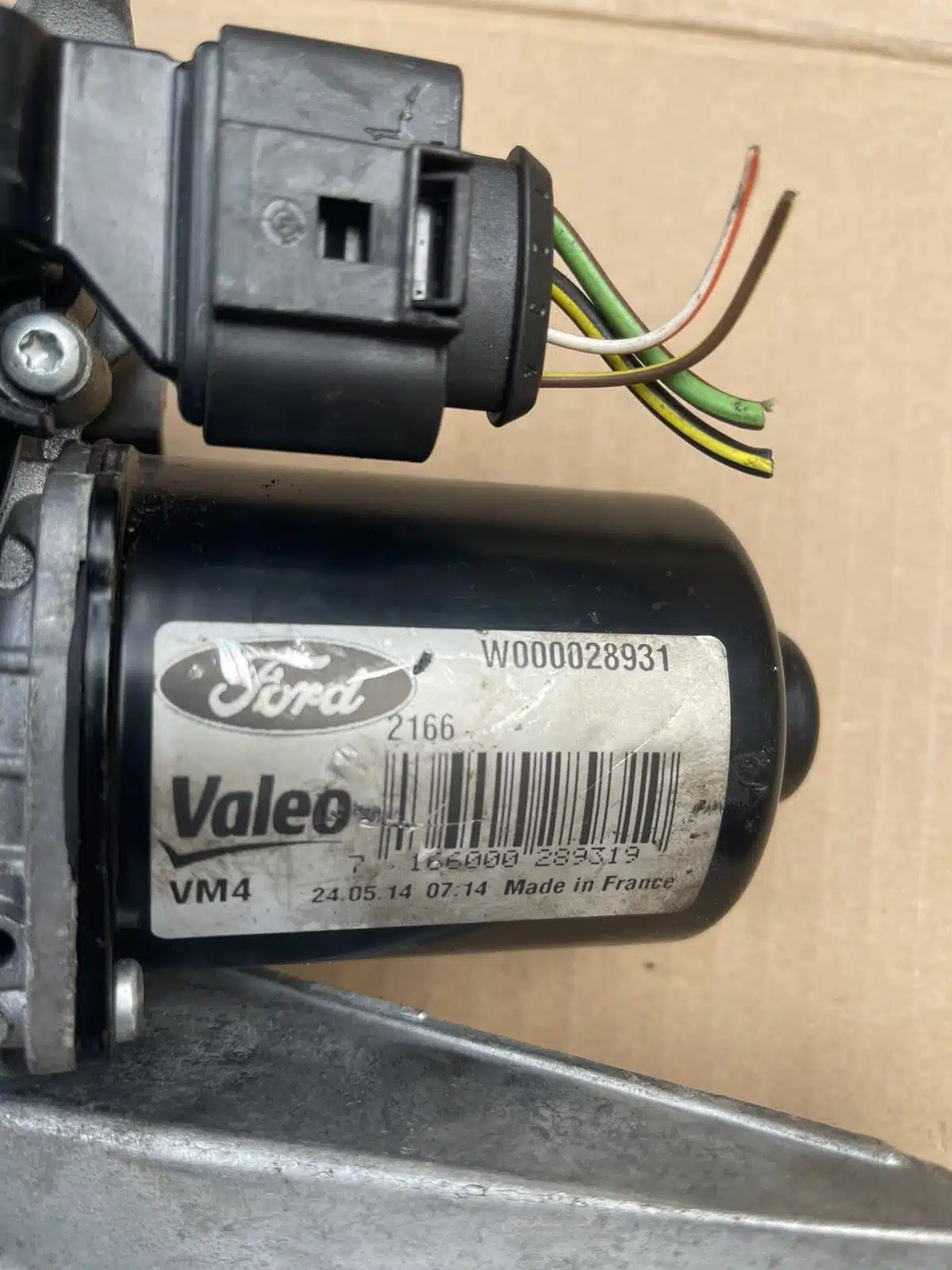 FORD B-MAX 2012-2024 DRIVER SIDE FRONT WIPER MOTOR WITH LINKAGE AV1117504BE - Image 7