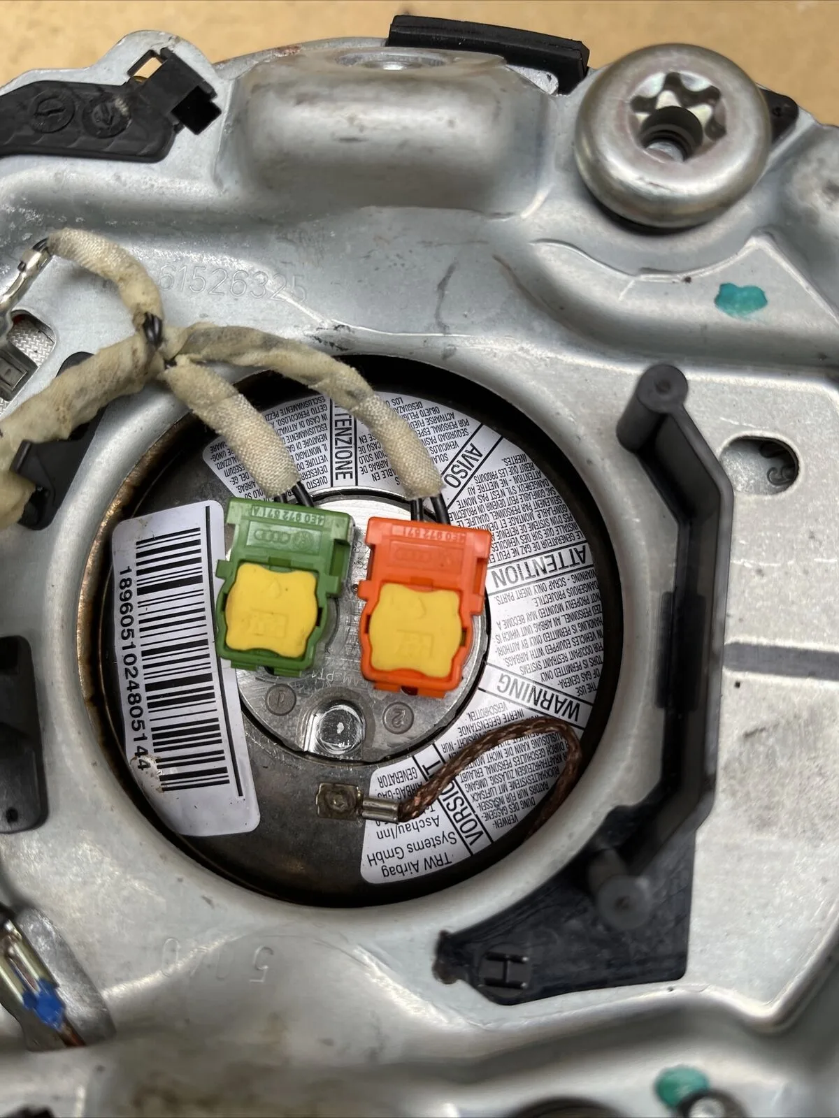 GENUINE DRIVER RIGHT STEERING WHEEL AIRBAG AUDI A3 S3 8P 8P0880201BJ 6PS - Image 9