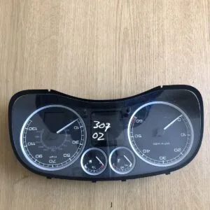 PEUGEOT 307 SPEEDOMETER INSTRUMENT CLUSTER CLOCK OEM P9636708880-E05