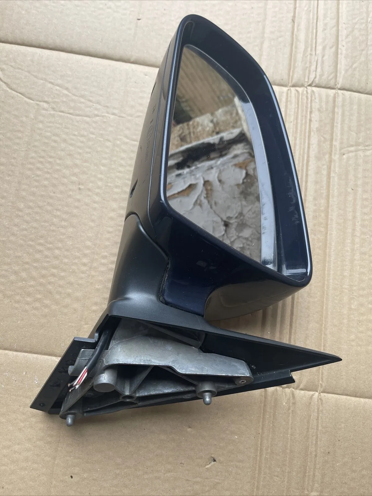 AUDI A4 LEFT PASSENGER SIDE DOOR ELECTRIC WING MIRROR E1010681 MISSING CABLE - Image 5