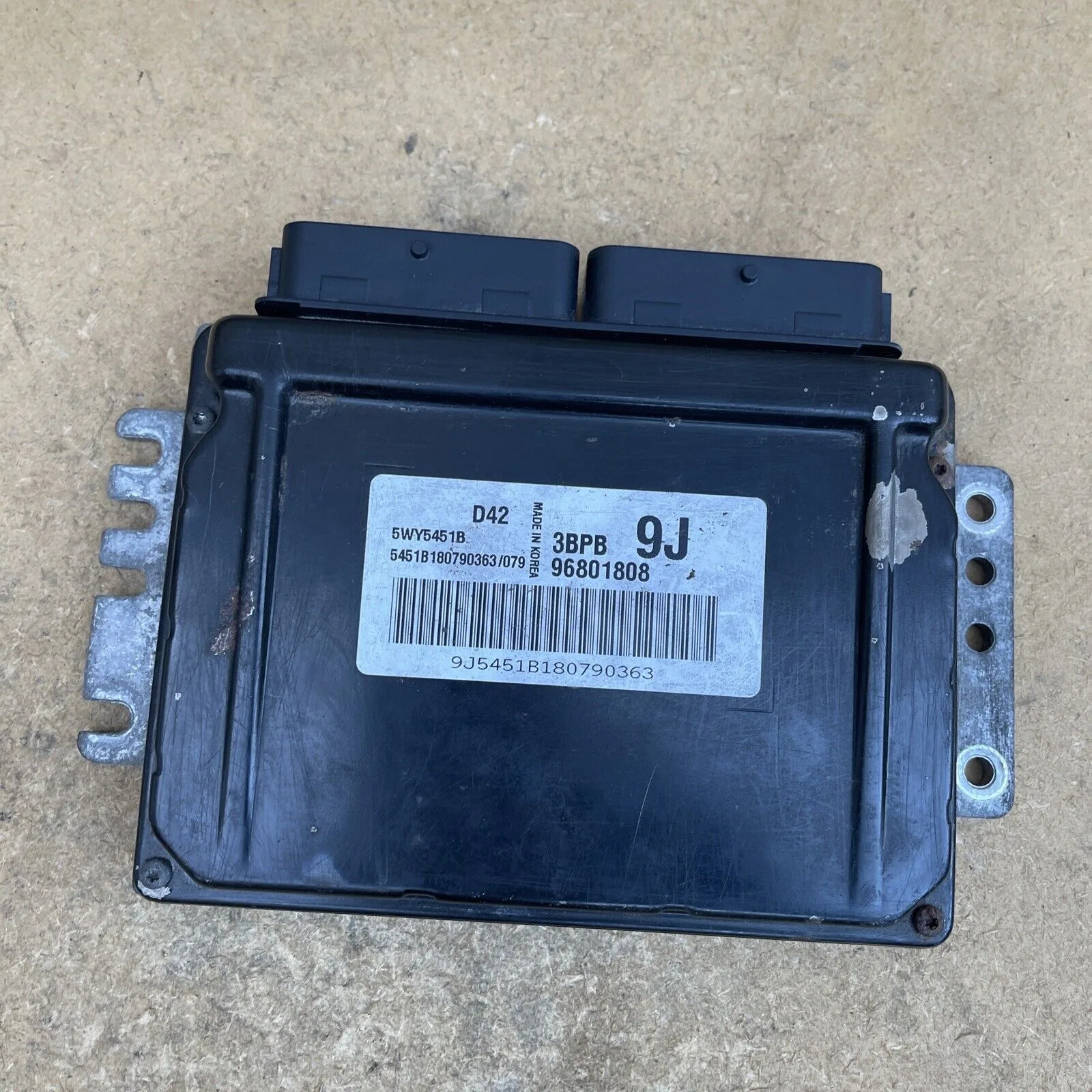 CHEVROLET MATIZ 2005-2013 ENGINE CONTROL UNIT MODULE 5WY5451B