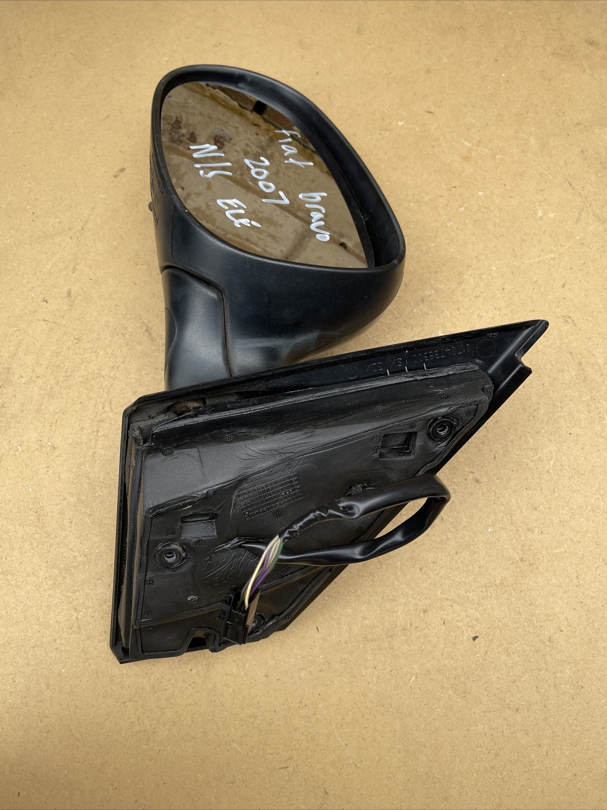FIAT BRAVO 07-14 LEFT PASSENGER SIDE FRONT DOOR ELECTRIC WING MIRROR E3021041 - Image 6