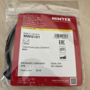 Front Brake Pad Wear Sensor Fits BMW Mintex MWI0191