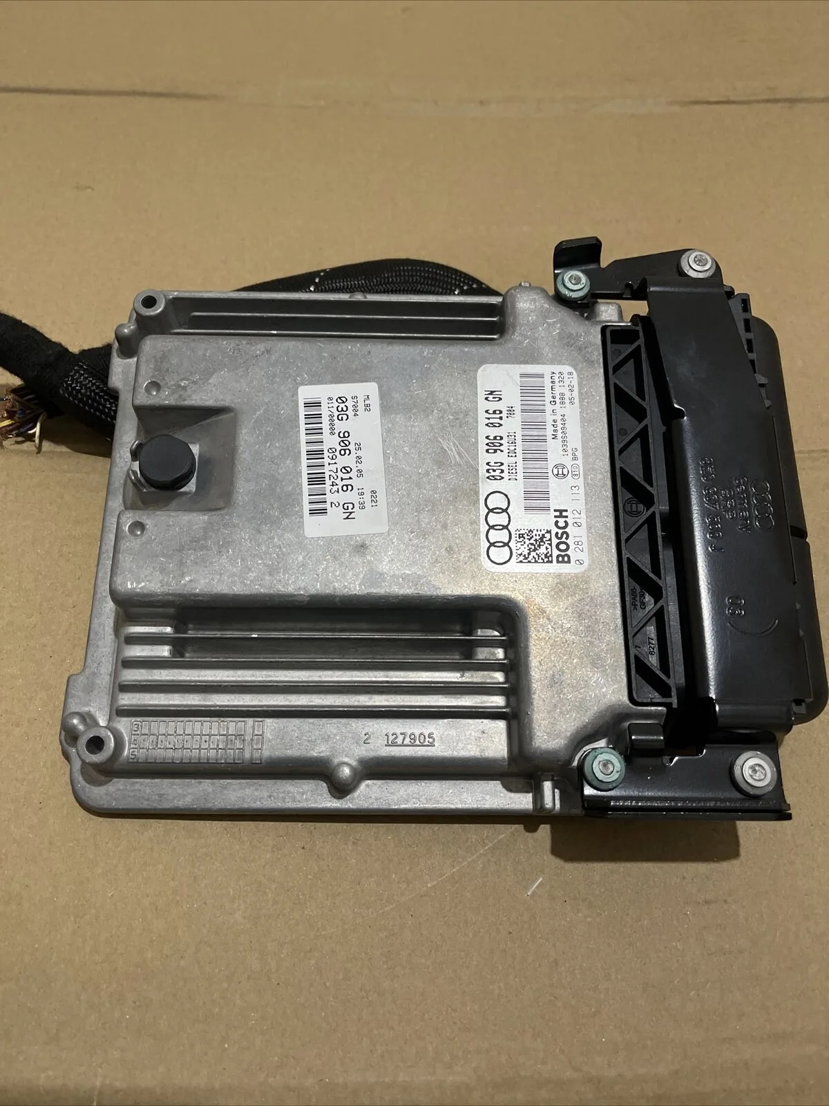 AUDI A4 B7 2004-2008 ECU ENGINE CONTROL UNIT MODULE 03G906016GN 0281012113 - Image 2