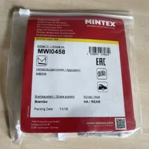 Rear Brake Pad Wear Sensor Fits Iveco Mintex MWI0458
