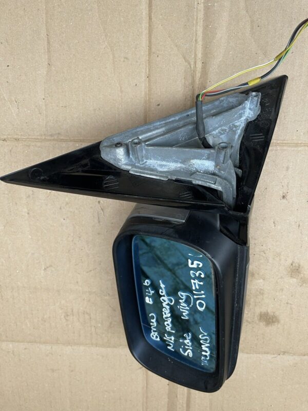 BMW 3 E46 98-04 LEFT PASSENGER SIDE FRONT DOOR ELECTRIC WING MIRROR E10117351 - Image 4