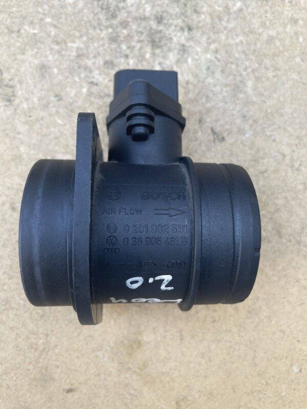 SEAT IBIZA LEON ALTEA AIR MASS FLOW METER SENSOR 0281002531 038906461B - Image 2