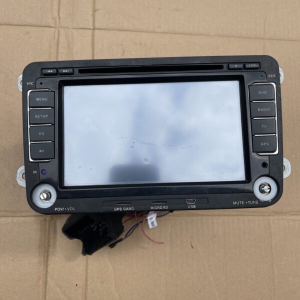 STEREO SAT NAV HEAD UNIT GPS DVD RADIO FITS GOLF MK5 2003-2009