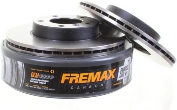 FREMAX BD-5924 B 2x Front Brake Discs Pair Vented fits MITSUBISHI, CITROEN