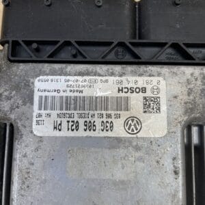 Alternative view of VOLKSWAGEN GOLF V 2003-2009 ENGINE CONTROL UNIT MODULE 03G906021PM 0281014061