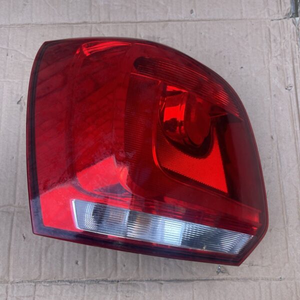 VW POLO V 2009-2014 LEFT PASSENGER SIDE REAR TAIL LIGHTS 6R0945257B 6R0945111 - Image 2