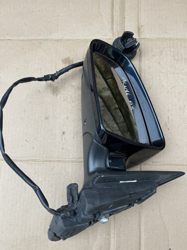 AUDI A3 8P 2003-2013 LEFT PASSENGER SIDE DOOR ELECTRIC WING MIRROR E1010754 - Image 5