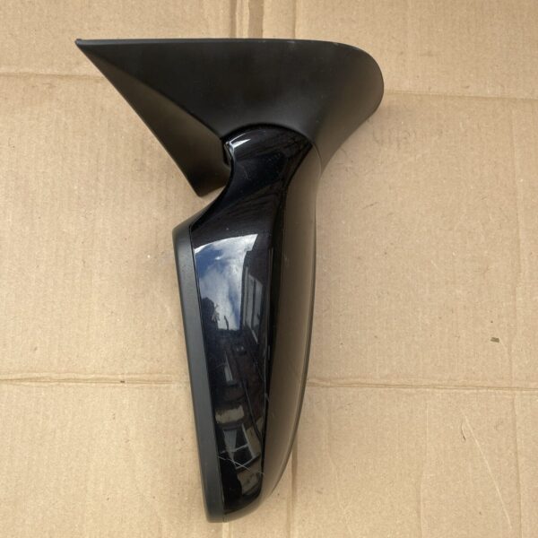 BLACK VAUXHALL ASTRA H RIGHT DRIVER SIDE DOOR ELECTRIC WING MIRROR E1010806 - Image 2