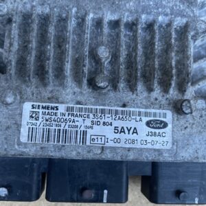 Alternative view of FORD FIESTA ECU ENGINE CONTROL UNIT MODULE 3S6112A650LA 5WS40069AT