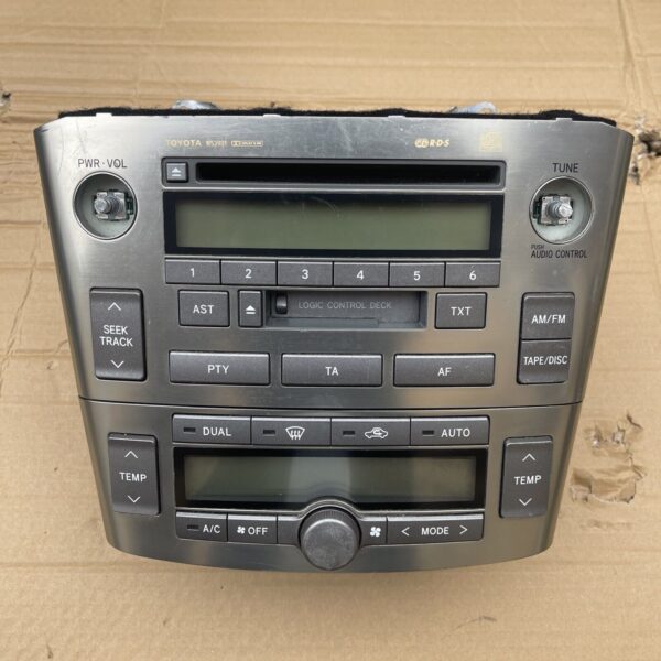 TOYOTA AVENSIS 2003-2008 AUDIO SYSTEM RADIO CD HEAD UNIT 8612005080 5590205060