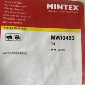 Alternative view of MINTEX FRONT / REAR DISC BRAKE PAD WEAR INDICATOR SENSOR MWI0453 fit MERCEDES