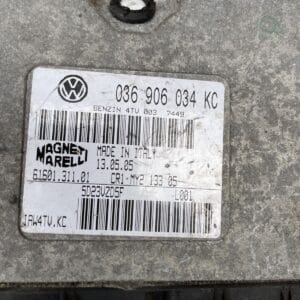 Alternative view of SEAT IBIZA III 2002-2007 ENGINE CONTROL UNIT MODULE ECU 036906034KC 6160131101