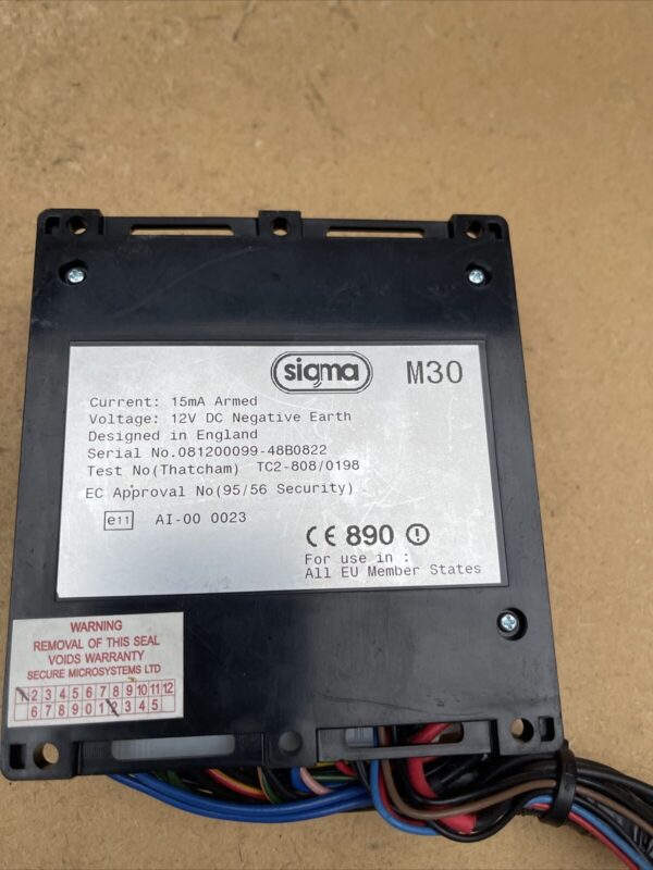 SUBARU LEGACY LOADING DOOR LOCK SECURITY CONTROL UNIT OEM 081200099, TC28080198 - Image 2