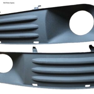 VW T5 TRANSPORTER 2003-2010 SET L&R FRONT BUMPER FOG LIGHT GRILLES