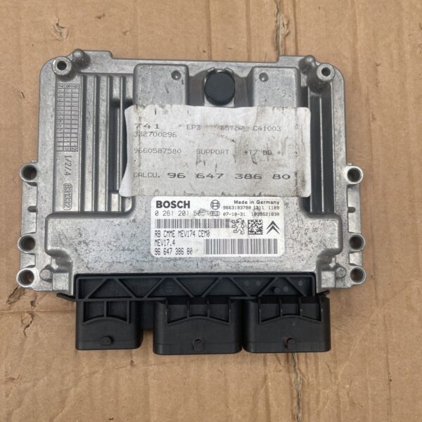 PEUGEOT 207 308 3008 ENGINE CONTROL UNIT MODULE 0261201505 9664738680 9663193780