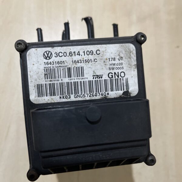 VW PASSAT B6 2005-2010 ABS PUMP CONTROL MODULE UNIT 3C0614109C 16431501C - Image 2