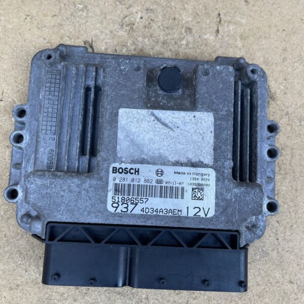 ALFA ROMEO 147 ECU ENGINE CONTROL UNIT MODULE 0281012882 4D34A3AEM 1039S20808