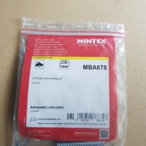 Alternative view of FITS DACIA RENAULT VOLVO ACCESSORY KIT BRAKE SHOES REAR AXLE MINTEX MBA678