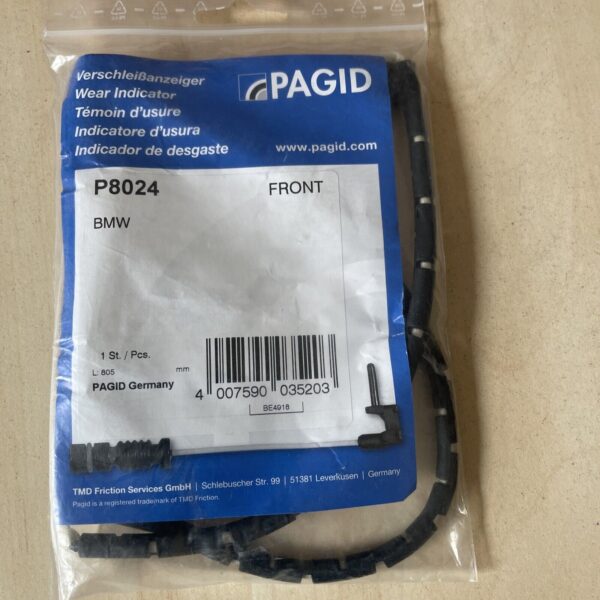 PAGID P8024 Brake Pad Wear Indicator Sensor Fits BMW Front - Image 2