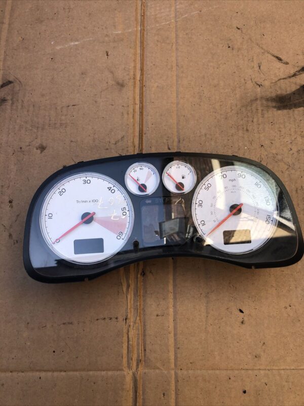 PEUGEOT 307 1.6 HDI PETROL SPEEDOMETER SPEEDO CLOCKS OEM P9663648680 F00 - Image 3