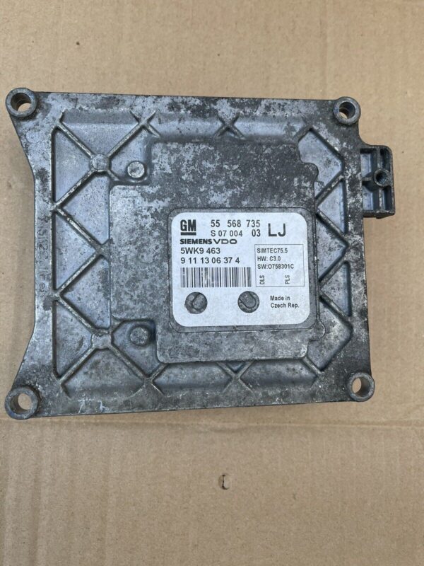 VAUXHALL ASTRA H 2006-2014 ENGINE CONTROL MODULE UNIT ECU 55568735 S0700403 - Image 3