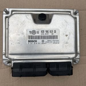 Alternative view of VW AUDI SKODA ENGINE CONTROL MODULE UNIT 038906019GQ 0281010941 1039S01450
